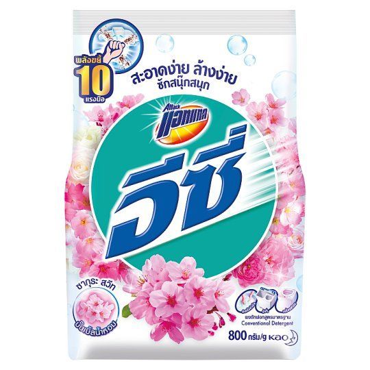 แอทแทคอีซี่ซากุระสวีทผงซักฟอก 800กรัม