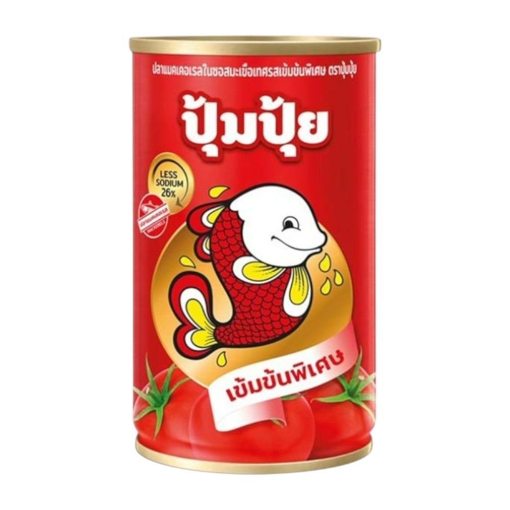 ปุ้มปุ้ย ปลาแมคเคอเรล ซอสเข้มข้นพิเศษ 155 กรัม