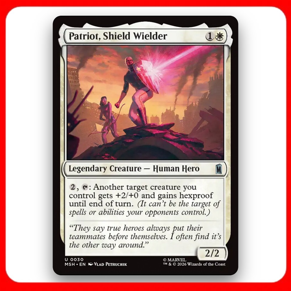 [MTG] Patriot, Shield Wielder (#30) [MSH] [WHITE] [UNCOM] | Magic the Gathering
