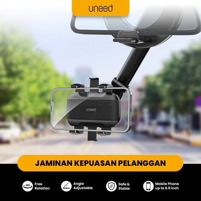 Ready UNEED ที่วางกระจกมองหลัง 360 หมุนกระจกปรับได้ UPH305