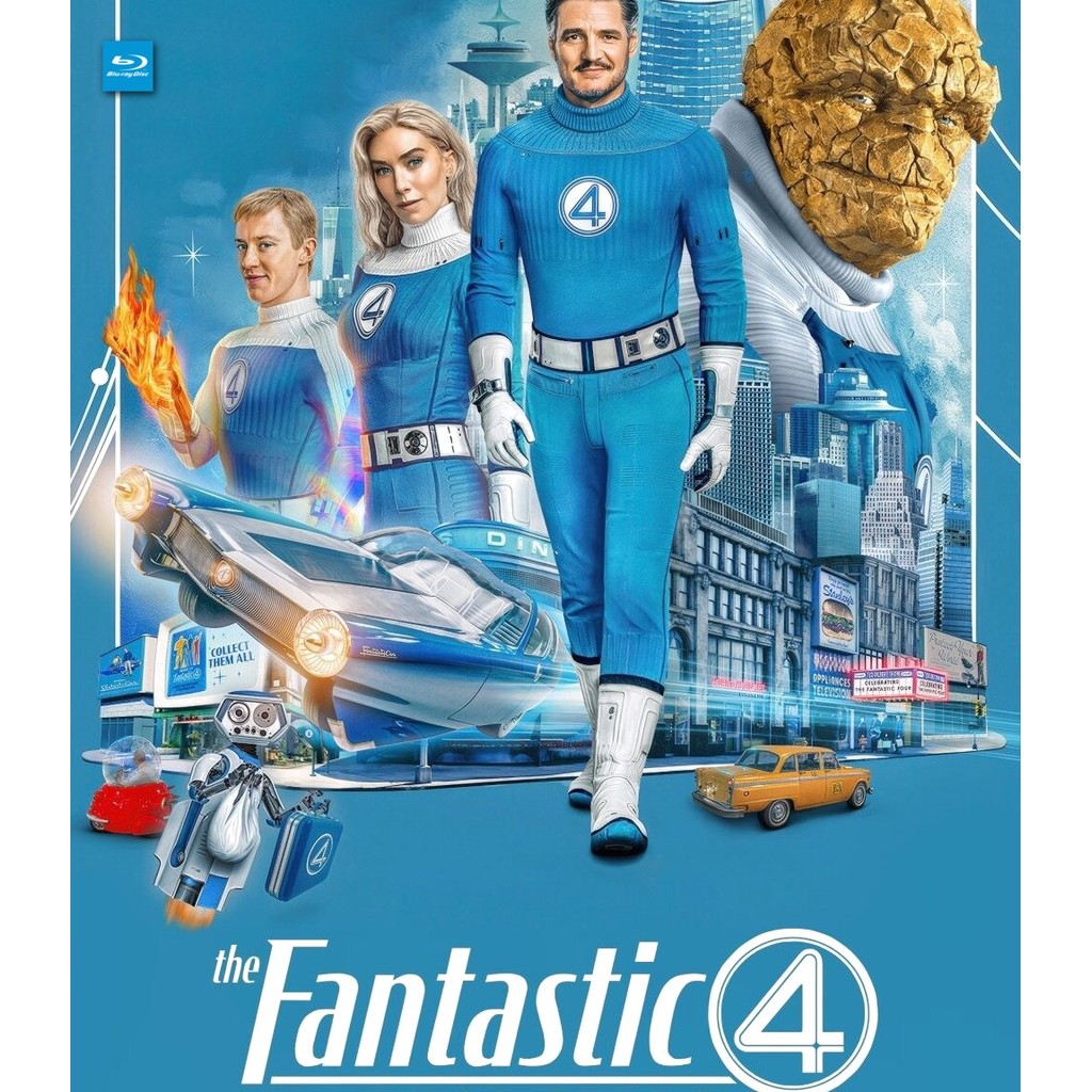 บลูเรย์ The Fantastic 4: First Steps เดอะ แฟนแทสติก 4 จุดเริ่มต้นปฐมบทใหม่ มีเสียงไทย