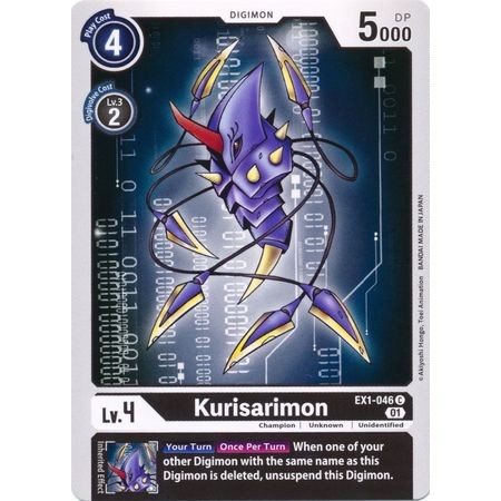 Digimon Card Kurisarimon - EX1-046 - ทั่วไป