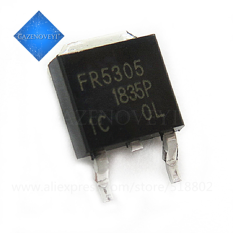 10 ชิ้น/ล็อต IRFR5305TRPBF IRFR5305 FR5305 TO-252 ในสต็อก