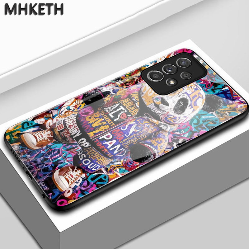 เคสสำหรับ Samsung A52 5G A52s 5G A53 5G A23 A32 M32 A33 A73 A72 5G เคสป้องกันโทรศัพท์กระจกทันสมัย