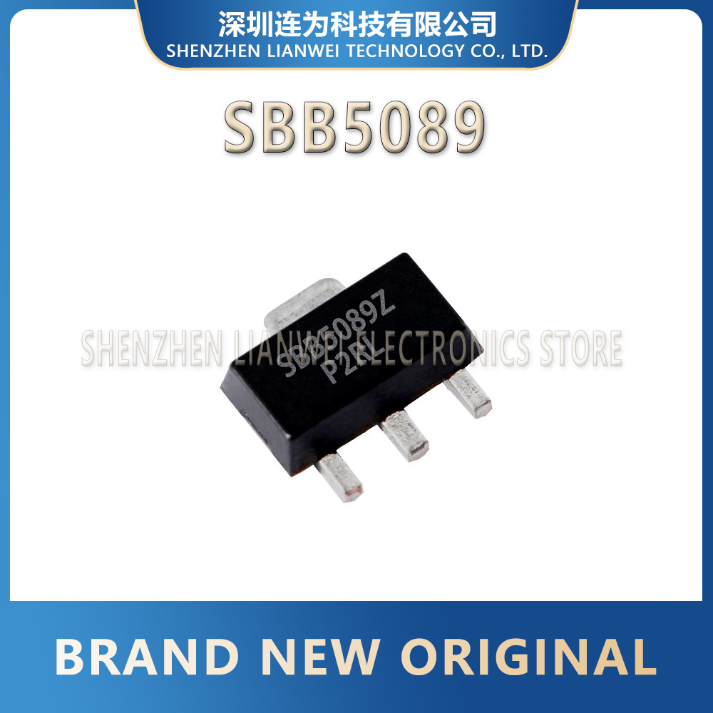 100% ใหม่ Original SBB-5089 BB5Z SBB5089Z RF Power Tube SOT-89 ชิปเซ็ต IC