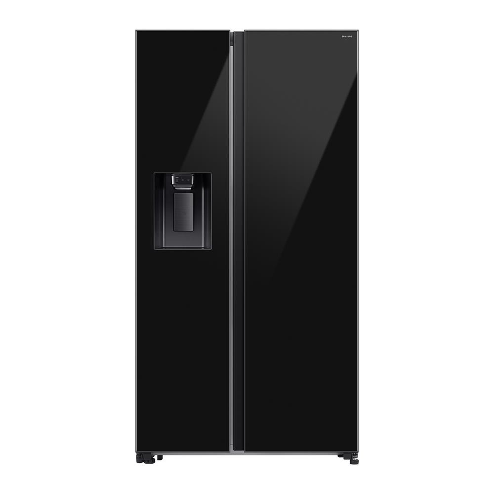 HomePro ตู้เย็น SIDE BY SIDE  RS70F65K1BST 22.4 คิว กระจกดำ แบรนด์ SAMSUNG