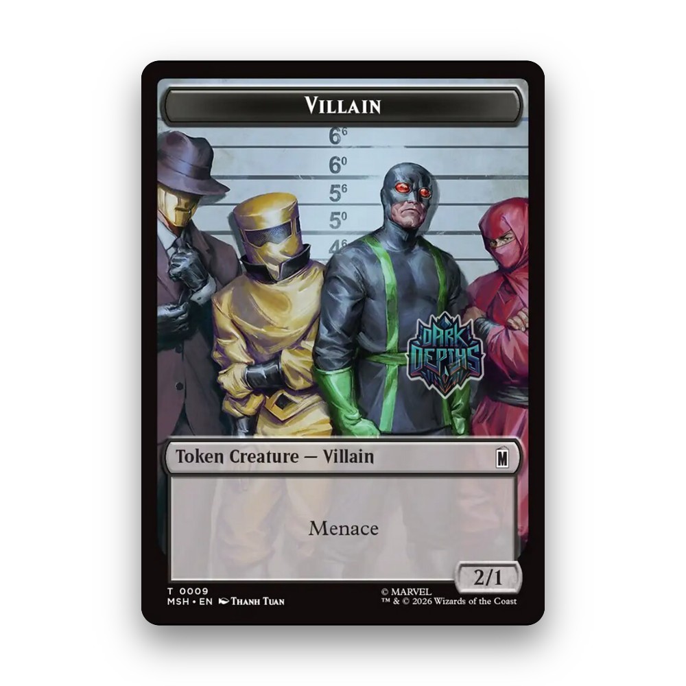 [MTG] Villain (Token) (#9) [TMSH] [BLACK] [COMMON] | Magic the Gathering