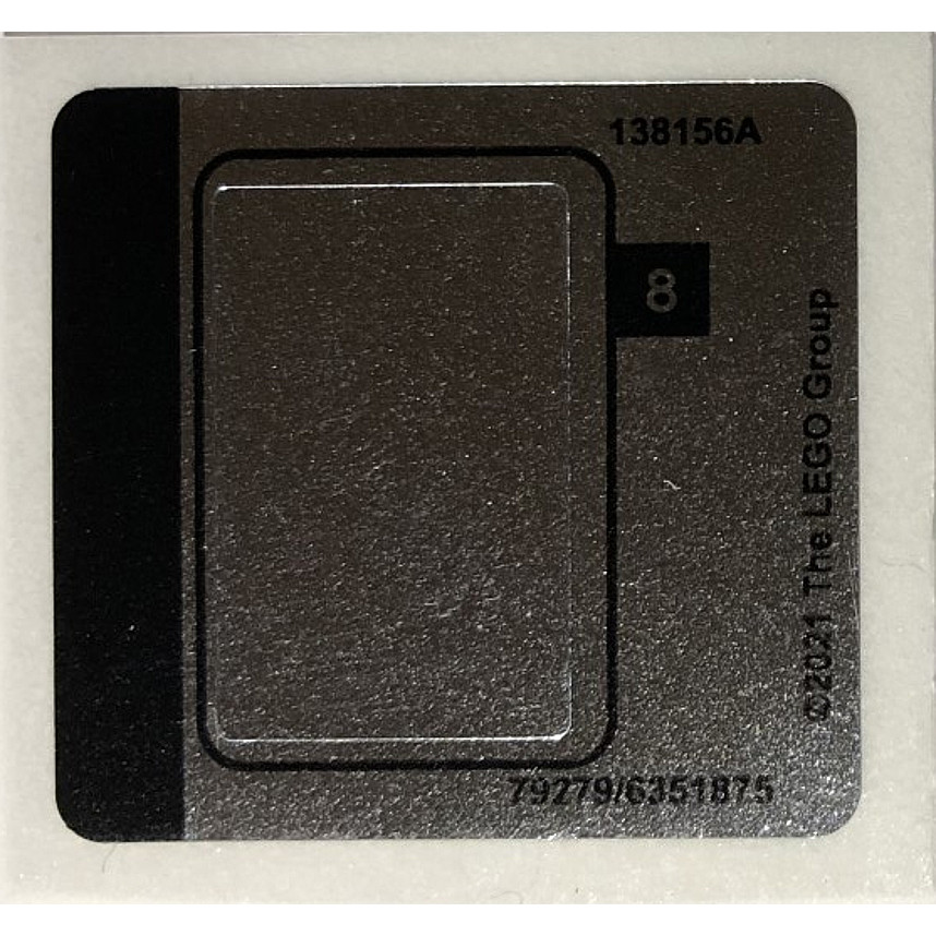 Brick2cube Part - Sticker Sheet for Set 10291, Sheet 3, Mirrored - (79279/6351875) - 10291stk03