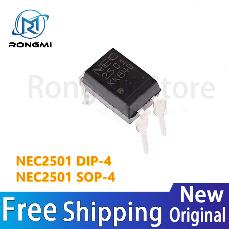 50 ชิ้น PS2501 NEC2501 SOP-4 DIP-4 Optical Isolator PS2501-1 ชิป IC ในสต็อกขายส่ง
