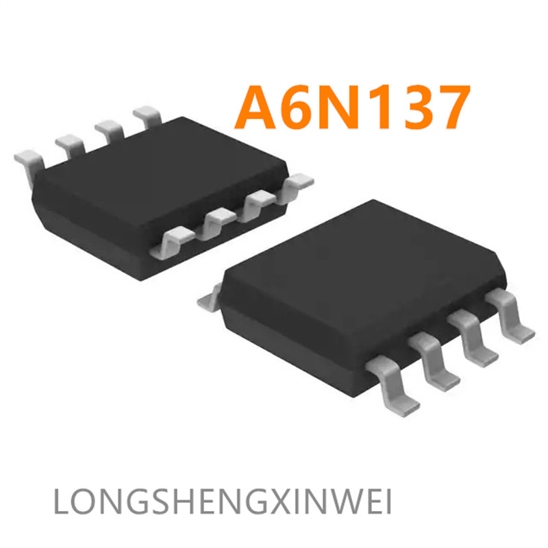 SHDJ-1PCS HCPL 6N137 Original Photocoupler A6N137 Patch SOP8 ข้อต่อความเร็วสูง