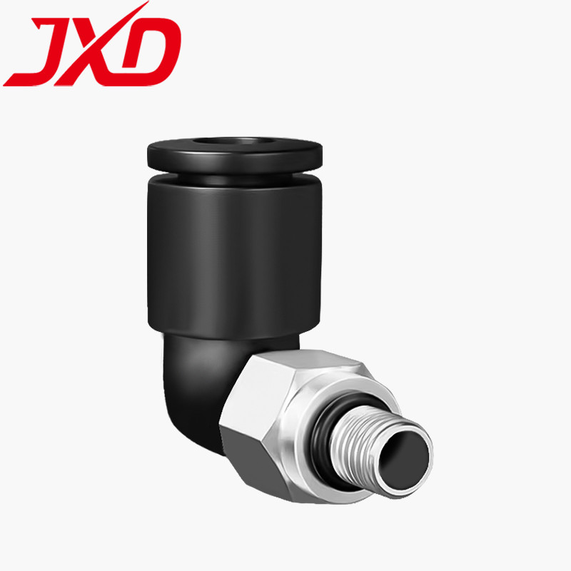 JXD PL Series ข้อต่อนิวเมติก PL2/PL3/PL4-M3/M4/M5/M6 โลหะ Air Quick PNEUMATIC Connector