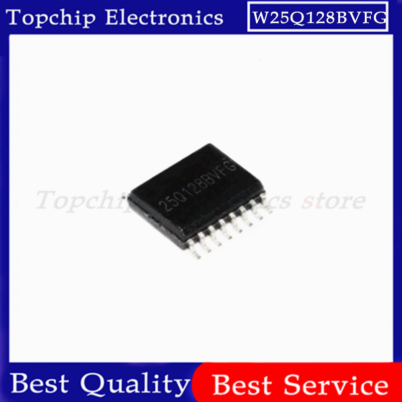 5 ชิ้น W25Q128BVFG 25Q128BVFG 25Q128B W25Q128B 25Q128 SOP16 SMD