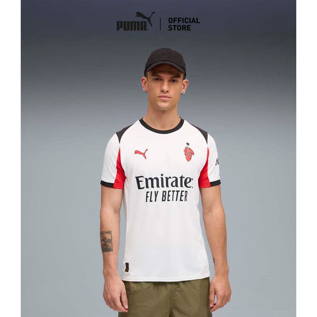 PUMA Football เสื้อ AC Milan 25/26 Away สำหรับผู้ชาย สีขาว - 77997102