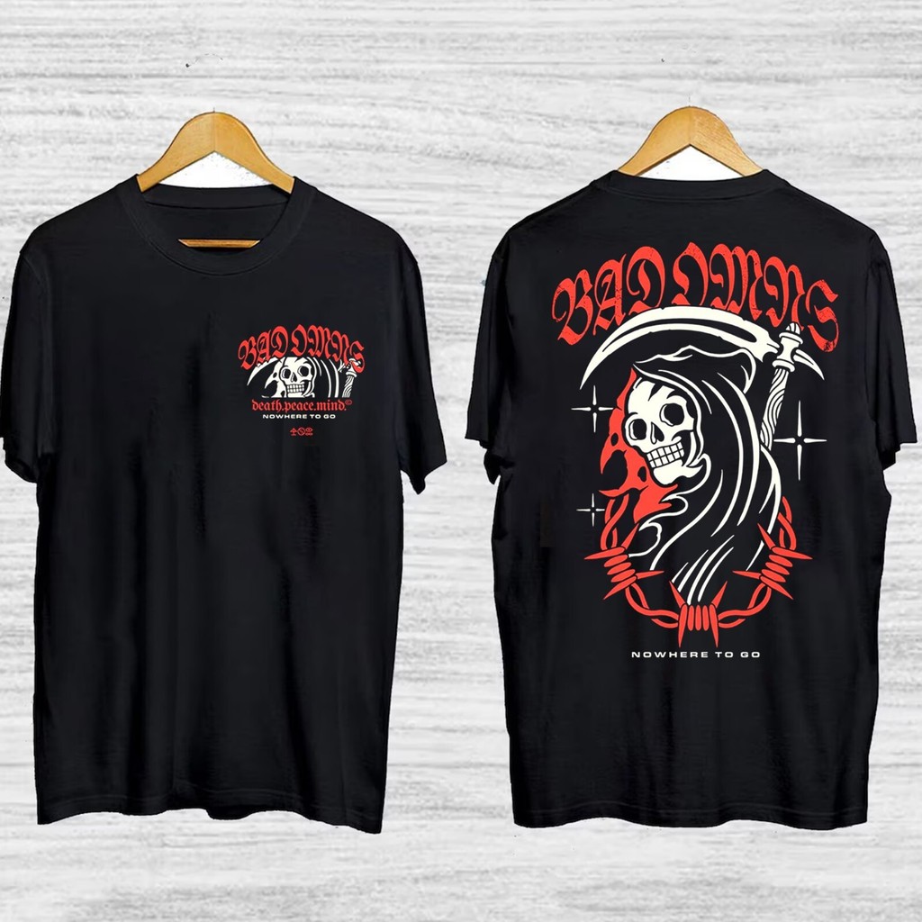 Vtg Bad Omens Tour เสื้อ Unisex สำหรับแฟนคลับ ผ้าฝ้าย O-Neck ไซส์ XS-3XL