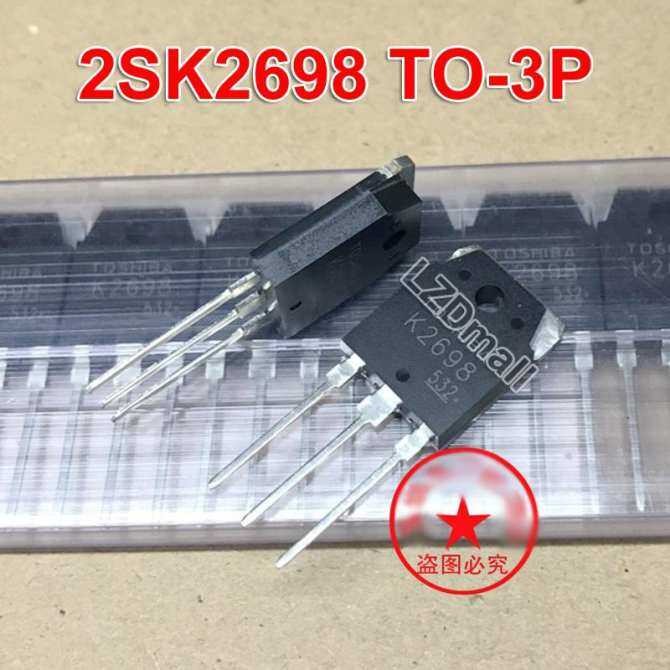 2 ชิ้น 2SK2698 TO-3P K2698 TO3P 15A 500V MOSFET ทรานซิสเตอร์ใหม่เดิม