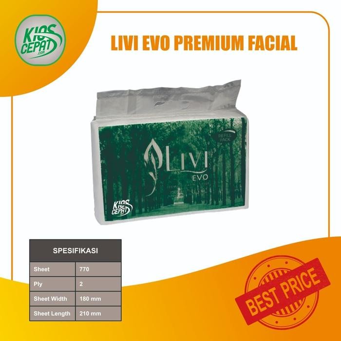 LIVI EVO กระดาษเช็ดหน้าระดับพรีเมียม 770s