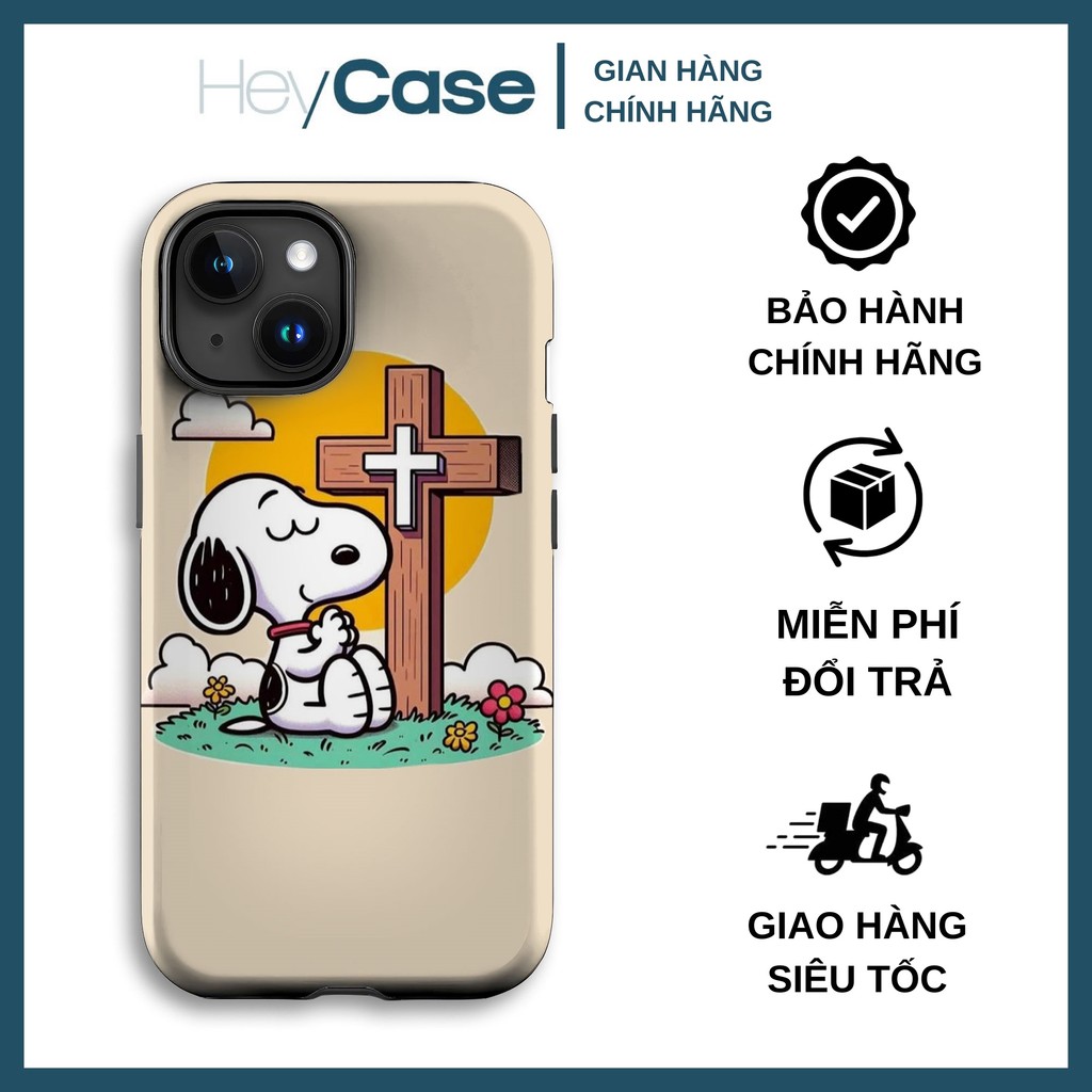 เคสไอโฟน Snoopy และ Woodstock กันกระแทกน่ารัก ปกป้องอุปกรณ์ได้ดี