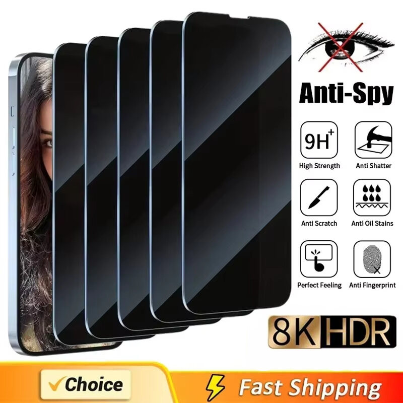 ความเป็นส่วนตัวกระจกนิรภัยป้องกันหน้าจอฟิล์มโทรศัพท์สําหรับ Oukitel WP28 S WP35 WP36 WP37 WP38 WP39 