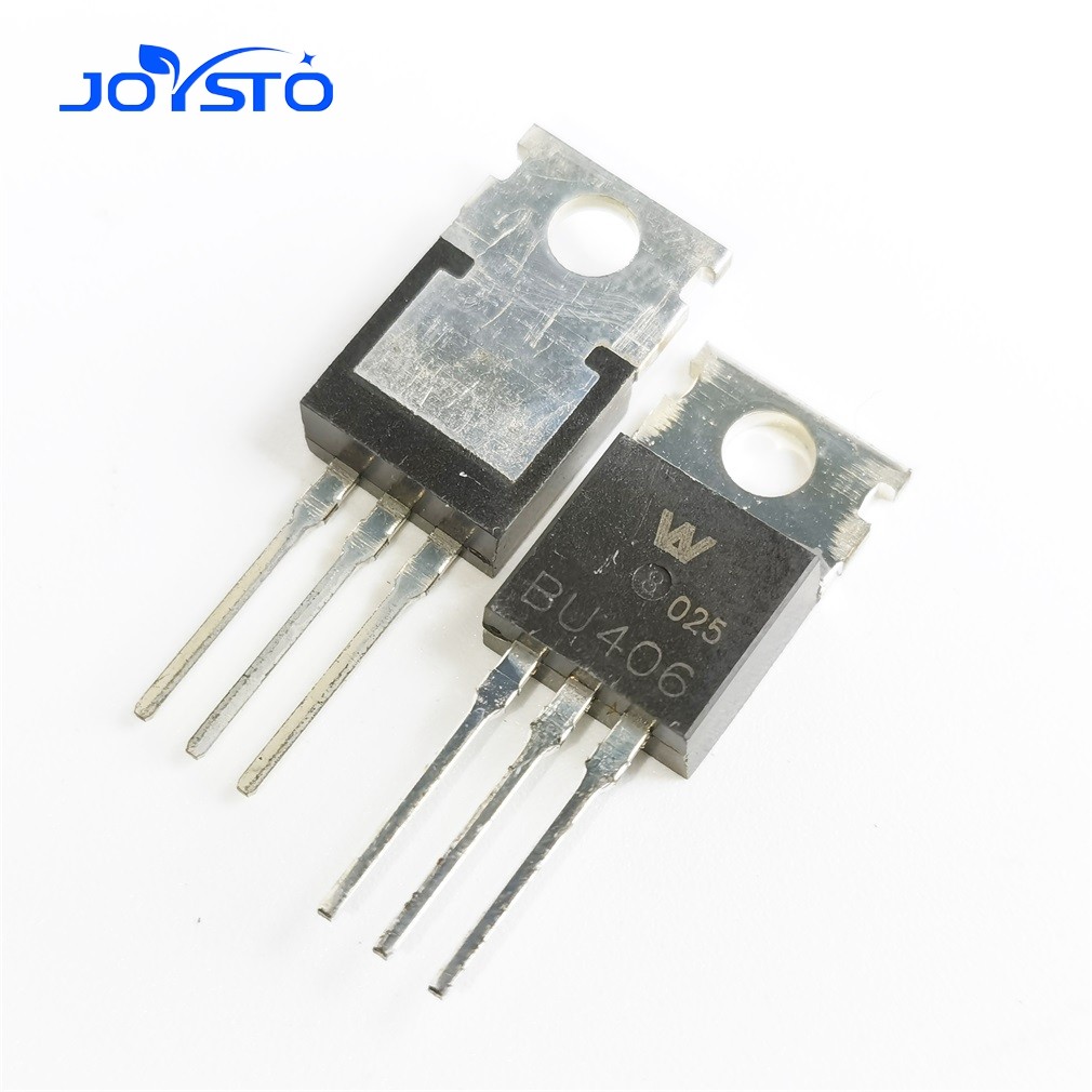 5PCS BU406 TO-220 BU406TU 7A 200V ทรานซิสเตอร์กําลังสูงความถี่ต่ํา NPN