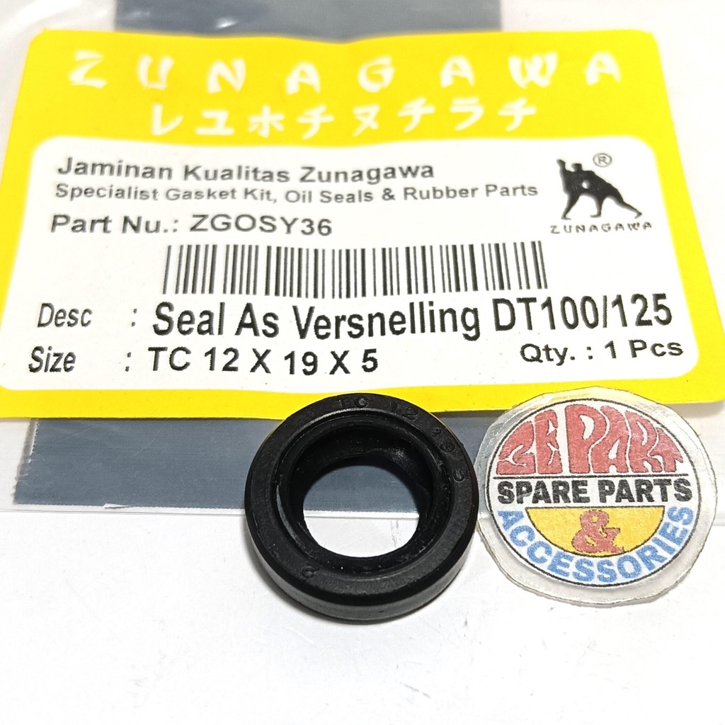 Sil 12-19-5 Seal As presneling DT100 DTX DT 100 X Limited Item Rare Item Classic Motorcycle อะไหล่