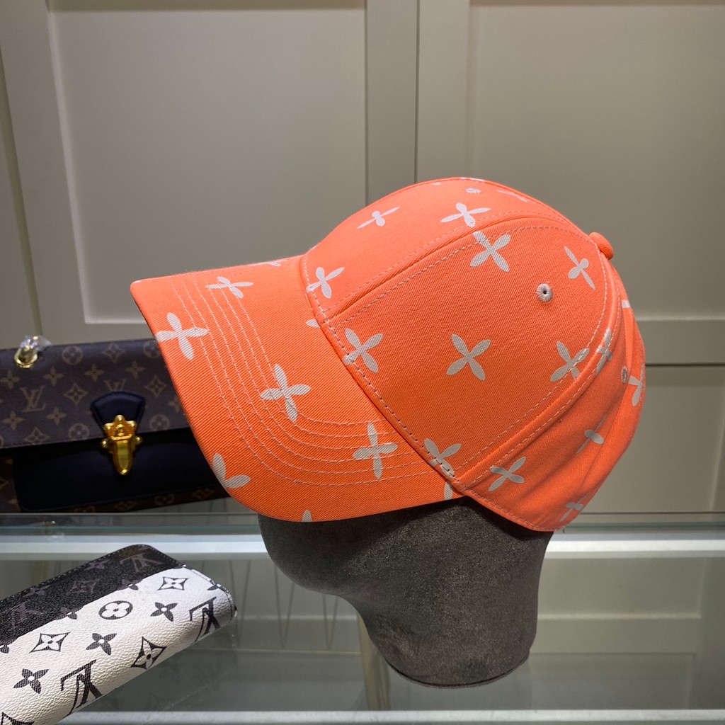 หมวกเบสบอลปักลาย Burberry999 Black Orange Edge TB 2498