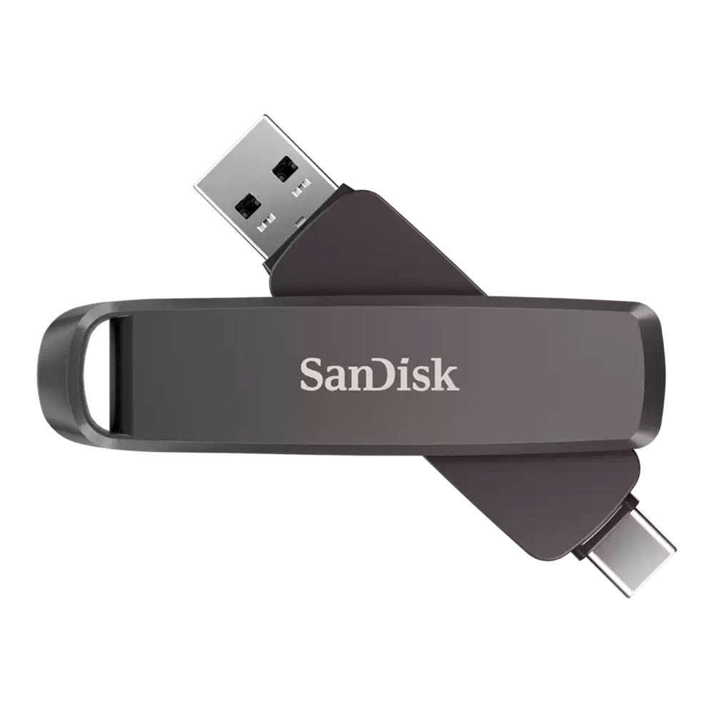 512 GB FLASH DRIVE (แฟลชไดร์ฟ) SANDISK EXTREME PRO DUAL DRIVE - BLACK (SDDDE1-512G-G46) .