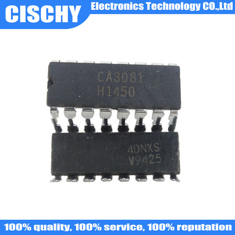 5 ชิ้น/ล็อต CA3081 CA3081E 3081E DIP-16 ในสต็อก