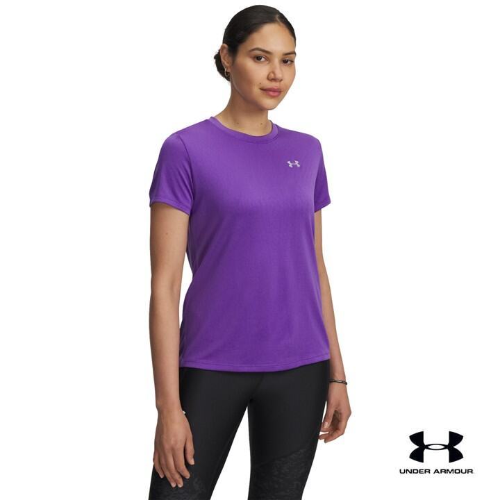 Under Armour เสื้อแขนสั้นสำหรับผู้หญิง UA Velocity Textured