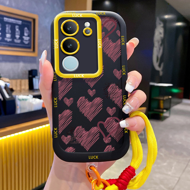 เคส VIVO V29 5G V29E 5G V29 Pro 5G พร้อมเชือกเส้นเล็กแฟชั่น