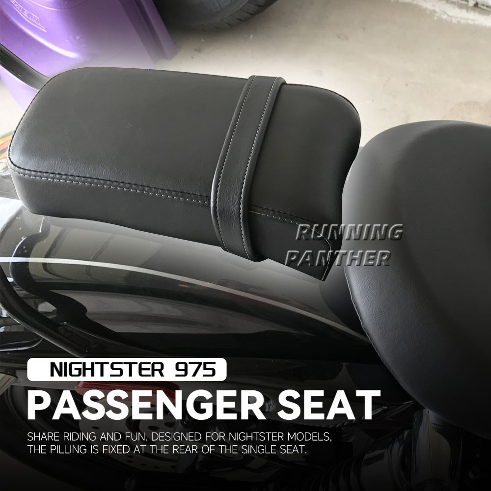 ใหม่ผู้โดยสารรถจักรยานยนต์ Pillion ที่นั่งด้านหลัง Pad PU หมอนสําหรับ Nightster RH 975 Nightster975 