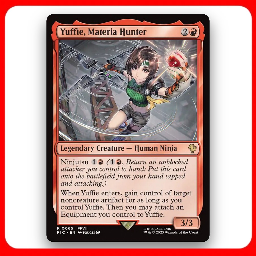 [MTG] Yuffie, Materia Hunter (#65) [FIC] [RED] [RARE] | Magic the Gathering