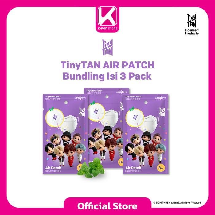 หน้ากาก BTS Member purple Air patch (Bundling 3)