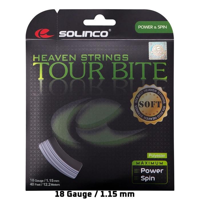 Solinco String Tour Bite Soft Power และ Spin Silver TENNIS STRINGS