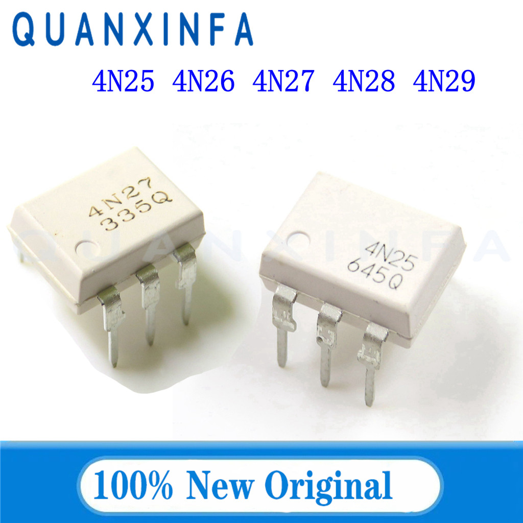 10PCS 4N25 4N26 4N27 4N28 4N29 DIP6 photocoupler 4N27M 4N25M 4M26M photoynthesizer คริสตัล optocoupl