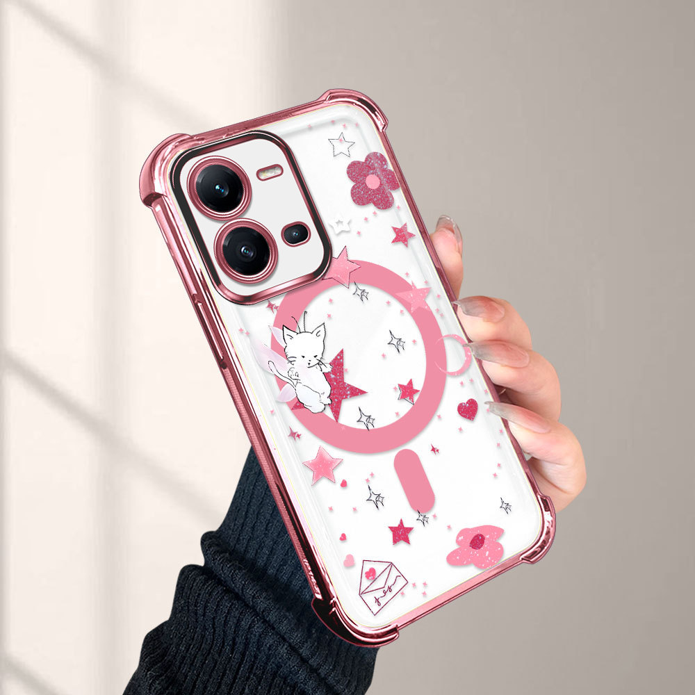 กันกระแทก เคส For VIVO V25 V25E 5G เคสโทรศัพท์ เคสนิ่ม เคสกันกระแทก Soft TPU FS 2173
