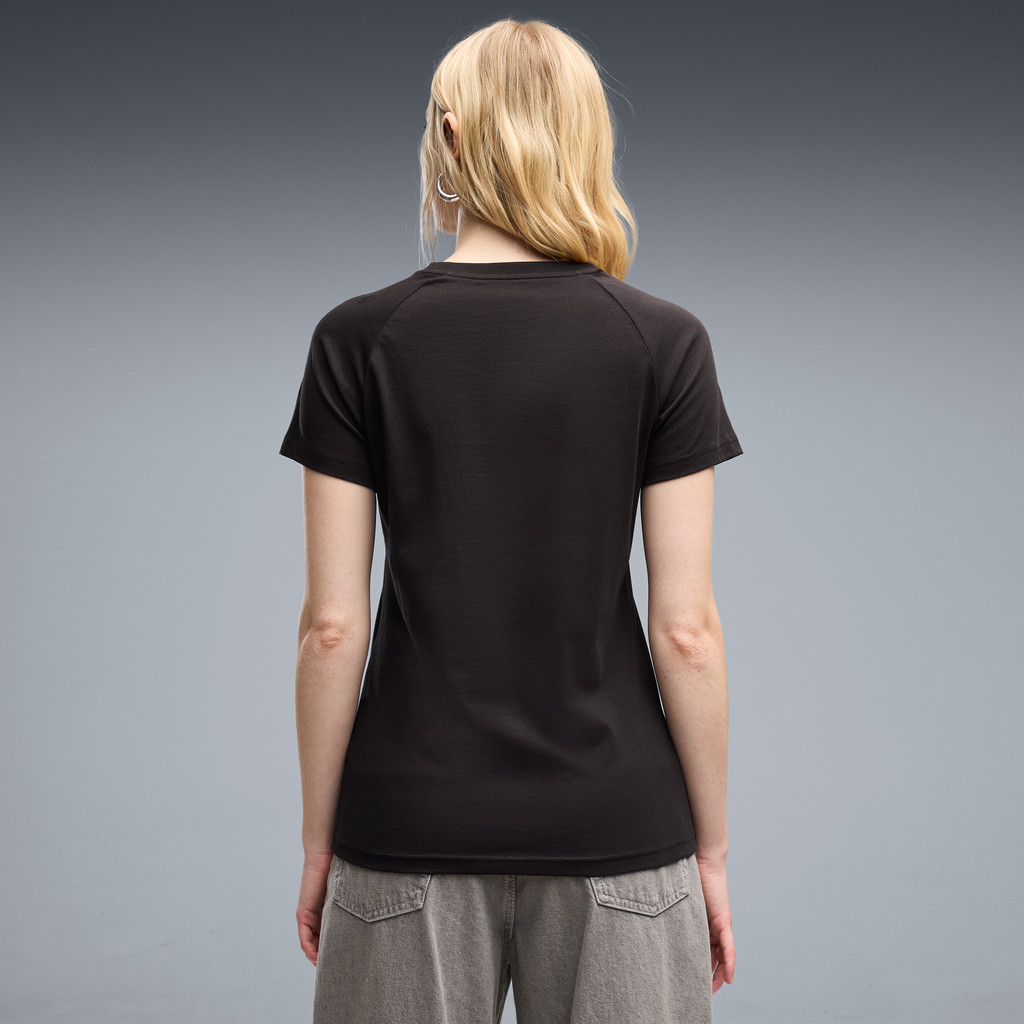 PUMA Basics Essentials Sequins Tee Women สีดำ - 69457601 — صورة 4