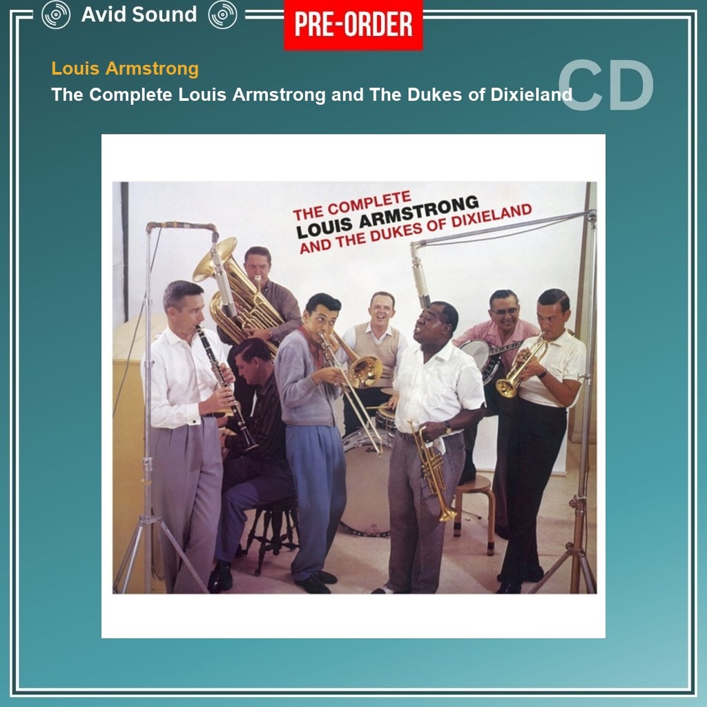 Pre-Order CD แผ่นซีดี Louis Armstrong The Complete Louis Armstrong and The Dukes of Dixieland ใหม่ L