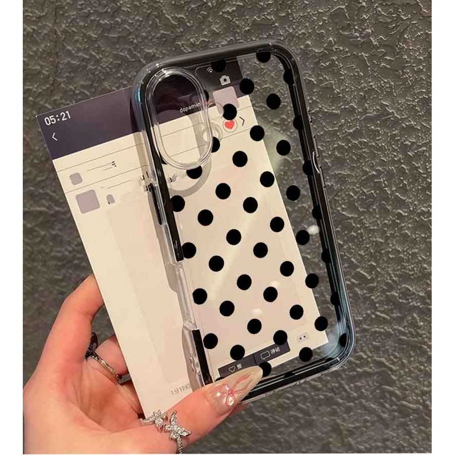Tpu Polkadot กรณี Vivo Y500 V70 Fe Y05 V60 Lite Y31D T5 Pro 5G Y400 Y21D Iqoo Z10 Lite Z10R 5G Z11X 