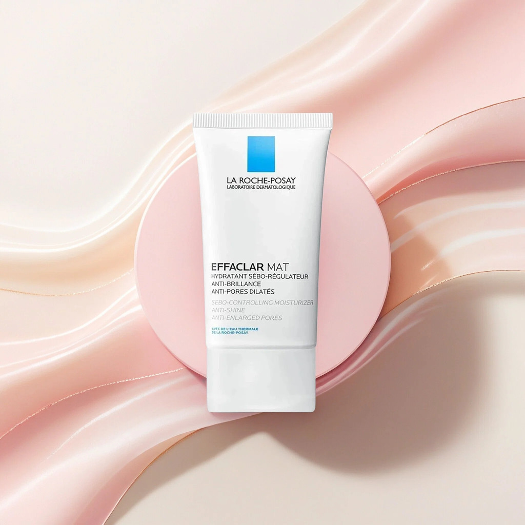 French Dermatrological Moisturizer - La Roche-Posay Effaclar Mat for Oily, Acne-Prone Skin