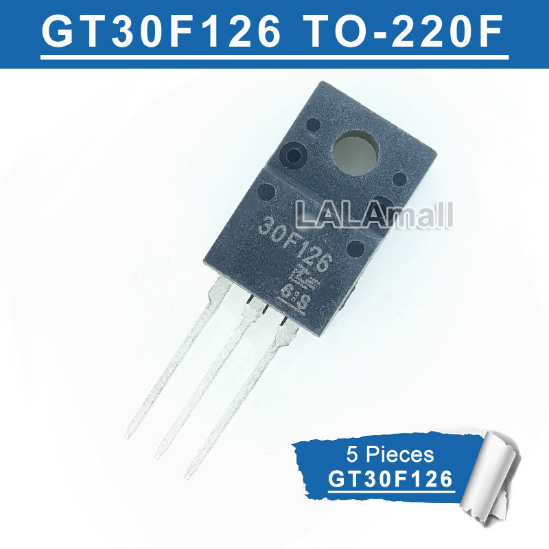 5pcs Original 30F126 TO-220F GT30F126 TO220F 30A/330V LCD TV Plasma MOSFET ทรานซิสเตอร์