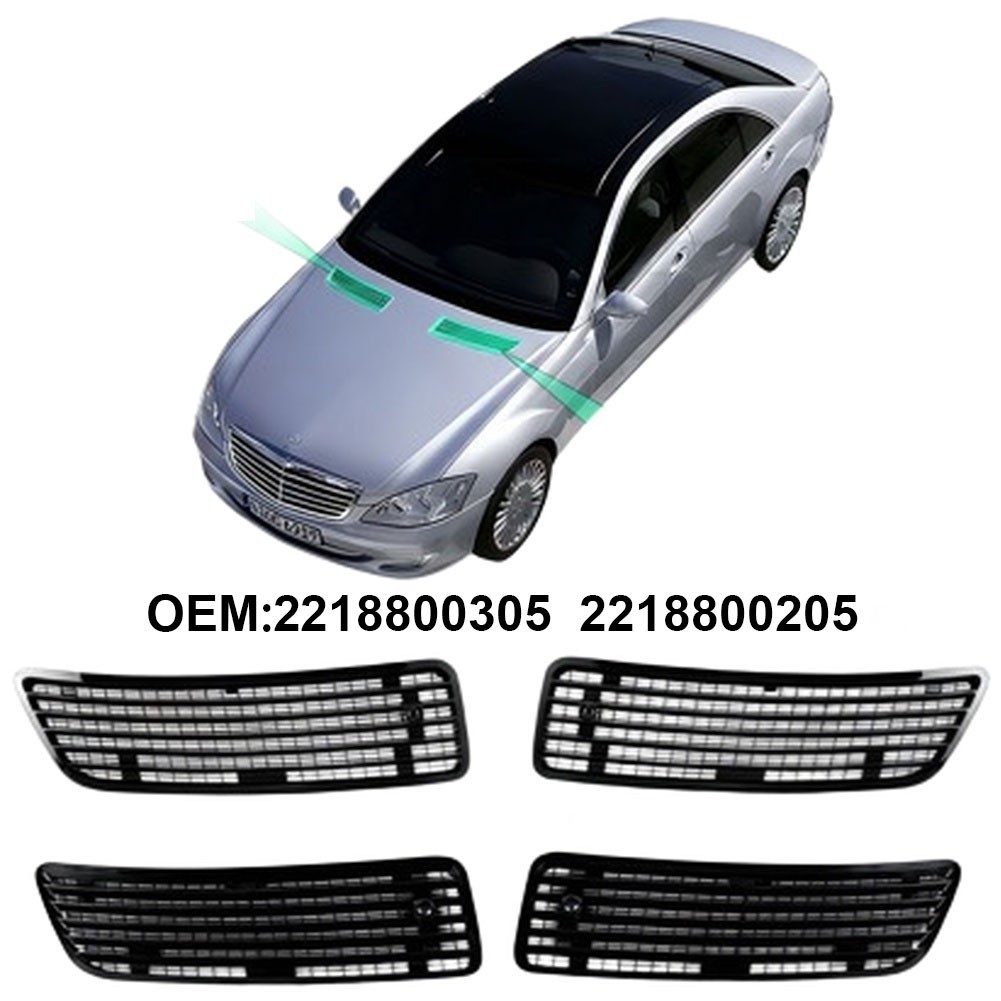 [IM5] ตะแกรงครอบหน้าไอดีฝากระโปรง 2218800305 2218800205 สําหรับ Mercedes-Benz