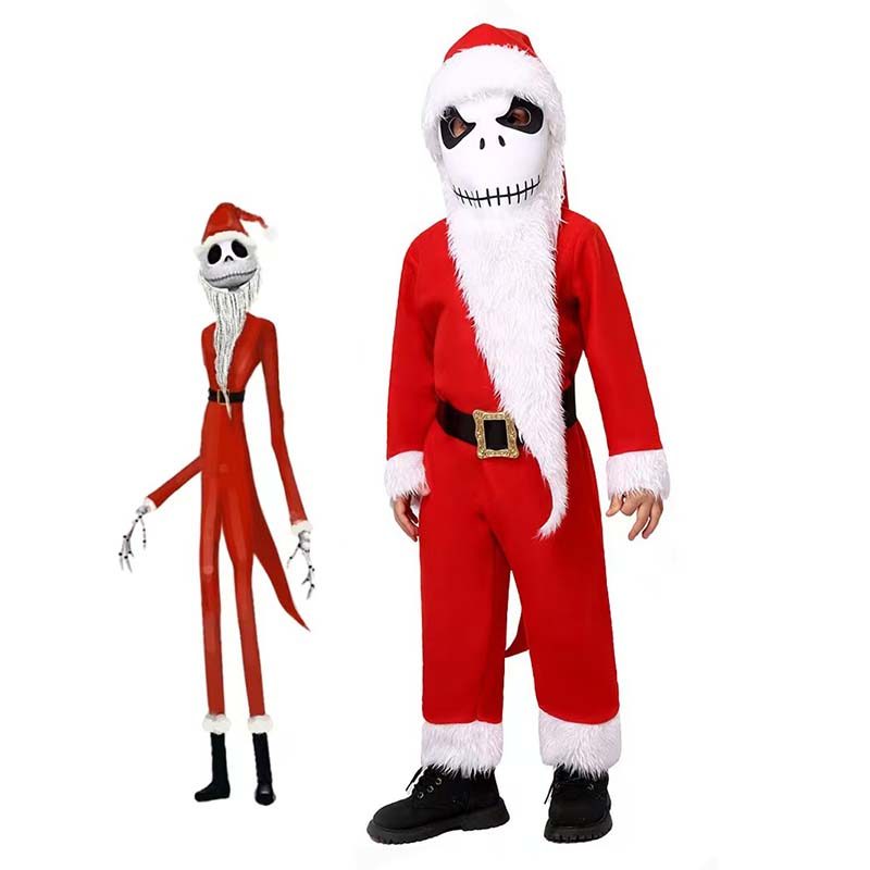 ชุดคริสต์มาส Christmas Fright Night Skeleton Elf สำหรับการแต่งตัว spooky