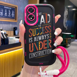 เคสสำหรับ OPPO A18 A38 เคสโทรศัพท์ซิลิโคนสายคล้องกันกระแทก