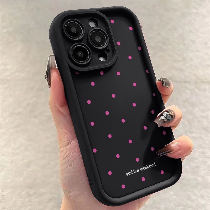 Polkadot Minimalissoft Casing Vivo V50 Lite 5G V50 Lite Y28 Y18 Y03/Y03T Y19S Pro Y19S Y27 5G Y27S Y