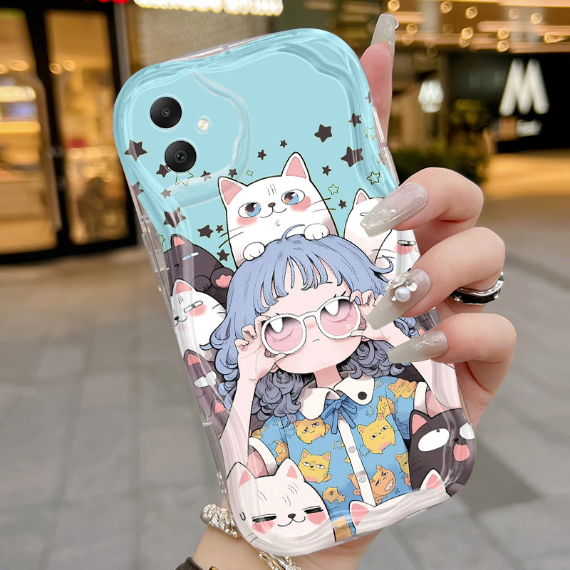 เคส Samsung A06 4G A06 5G A05 M05 F05 เคสใส การ์ตูนสาวน้อยน่ารัก
