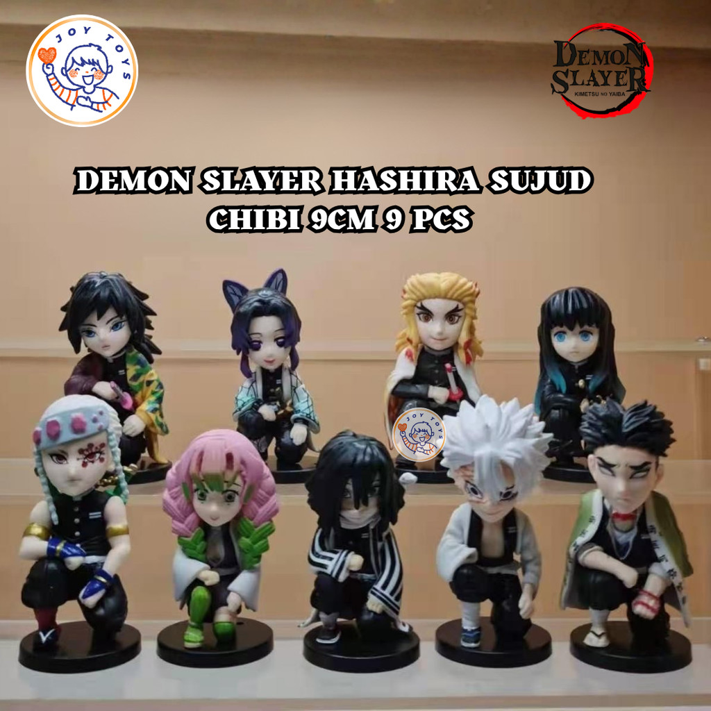 DEMON SLAYER HASHIRA SUJUD CHIBI 9 ซม. 9 ชิ้น 220 ANIME ACTION FIGURE ของเล่น