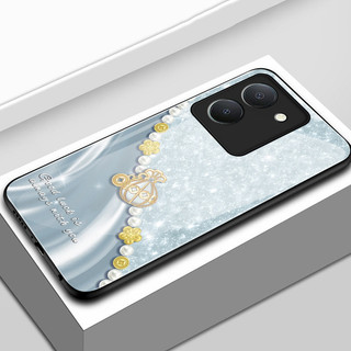 เคสสำหรับ VIVO Y36 5G Y27 5G Y27s Y77T Y35 4G เคสโทรศัพท์กระเป๋าเงินเปลือกแก้วกันกระแทก