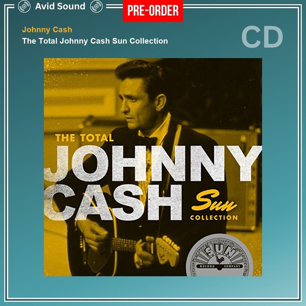 Pre-Order CD แผ่นซีดี Johnny Cash The Total Johnny Cash Sun Collection ใหม่ ซีล Johnny Cash CD