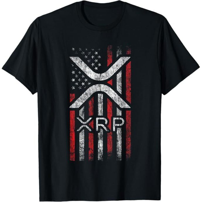 Cryptoสกุลเงิน - Xrp Cryptocurrency - Flag - เสื้อยืด Xrp