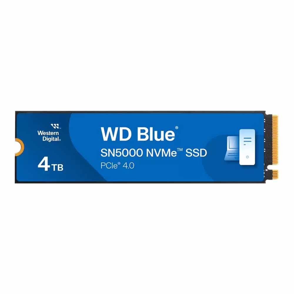 4 TB SSD (เอสเอสดี) WD BLUE SN5000 - PCIe 4x4 NVMe M.2 2280 (WDS400T4B0E) //